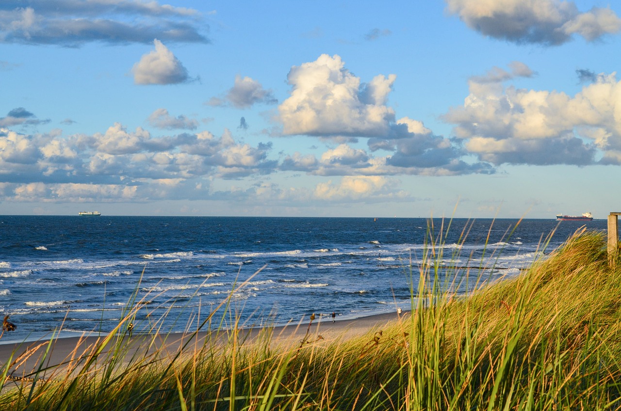 Ausblick auf Nordsee von Bohrinsel Ditzum